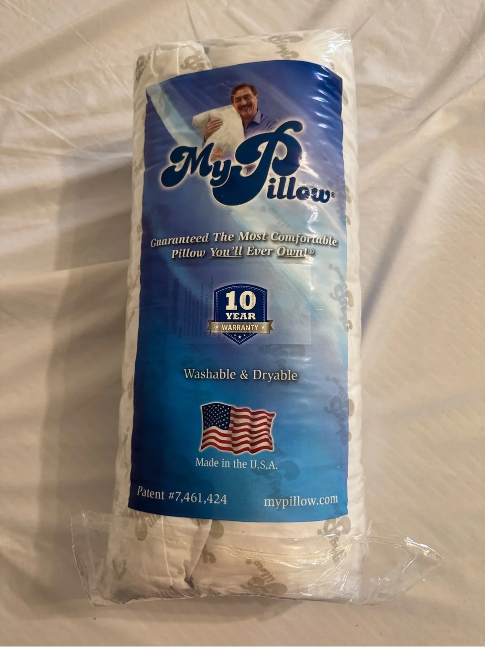 White Washable & Dryable Support Pillow